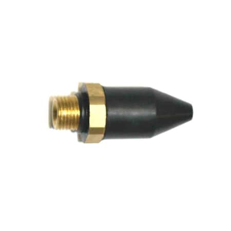 Interstate Pneumatics 1/8 Inch MPT Rubber / Brass Tip for Air Blow Guns BT2
